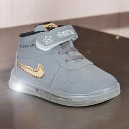 Lil Lollipop Girls Woven Design Sneakers-image-2