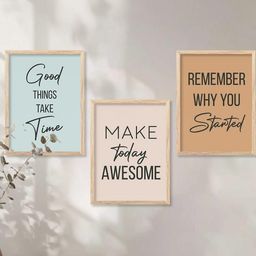 Motivational Wall Art With Frame Home Decor Wall Painting For Living Room Office Bedroom-image-96