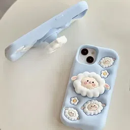 CASE CREATION Cartoon Characters Printed iPhone 14 Pro Bumper Case Mobile Accessories-17