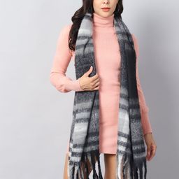 ELLIS Unisex Striped Acrylic Mufflers-image-80