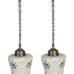 SOMIL Printed Glass Cylinder Ceiling Lamps-picture-2