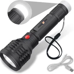 2 In 1 Light Mode Rechargeable Handy 50W Torch Light For Outdoor / Travel Usage Torch-image-5