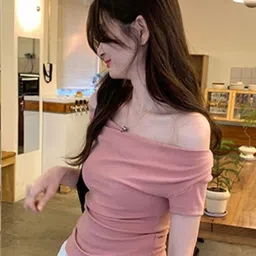 HERE&NOW Women Off-Shoulder Crop Top-picture-40