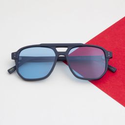 Ted Smith Unisex Aviator Sunglasses with Polarised Lens-44
