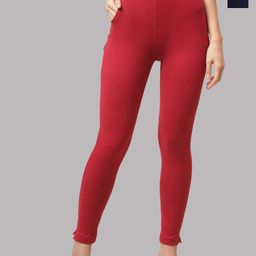 Valles365 by S.C. Women Pack Of 2 Cotton Ankle-Length Leggings with Pocket-image-69