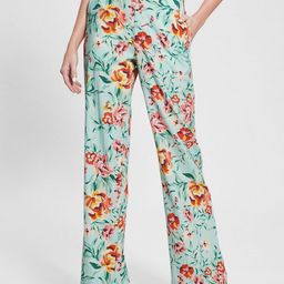 GUESS Women Floral Printed High-Rise Trousers-image-34
