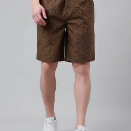 Van Heusen Innerwear Men Graphic Printed Regular Fit Mid-Rise Bermuda Cotton Shorts-image-96