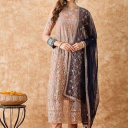 SHADOW & SAINING Embroidered Unstitched Dress Material-picture-26