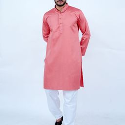 Echo Ethnic Band Collar Pure Cotton Straight Kurta-image-63