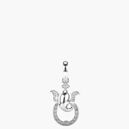 VALANOVA Women White Gold 0.95gm Lab Grown Pendant Diamond 18 Kt-image-101