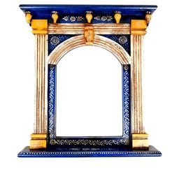 apka mart Wooden Jharokha Decorative Window Frame Wall Hanging-picture-27