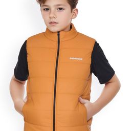Provogue Boys Stand Collar Solid Lightweight Gilet Jacket-picture-21