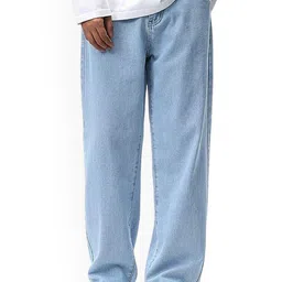 ANGERHOOD Men Mid-Rise Straight Fit Clean Look Stretchable Jeans-picture-9