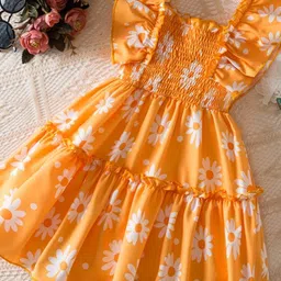 LULU & SKY Floral Print Flutter Sleeve Peplum Maxi Dress-image-32
