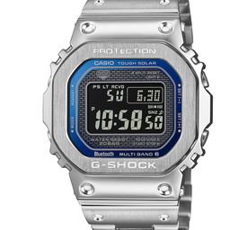 CASIO Men Dial & Stainless Steel Cuff Straps Digital Chronograph Solar Powered Watch G1564-22