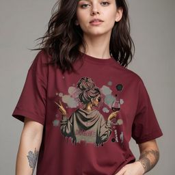 DressBerry Women Printed Extended Sleeves T-shirt-image-54