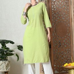 VIDHANI Women Thread Work Kurta-picture-27