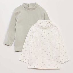 KIABI Girls Printed High Neck Pockets T-shirt-image-87