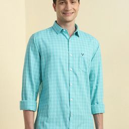 Allen Solly Men Slim Fit Checked Casual Shirt-image-39