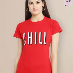 Metronaut Women Typography 2 Printed T-shirt-picture-2