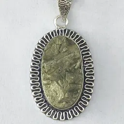 VIBESLE Silver-Plated Oval Pendants-picture-28