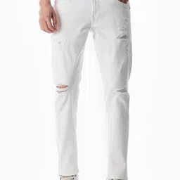 Jack & Jones Men Slim Fit High-Rise Highly Distressed Stretchable Jeans-picture-37