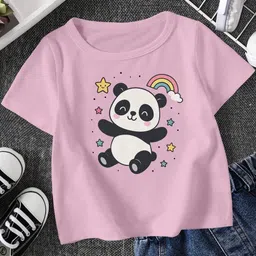 FIONAA TRENDZ Kids Pink Printed T-shirt-picture-41