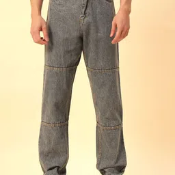 STUDIO NEXX Men Straight Fit Mid-Rise Light Fade Jeans-image-90