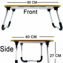 kiyan enterprise Foldable multipurpose Table Wood Portable Laptop Table image 4