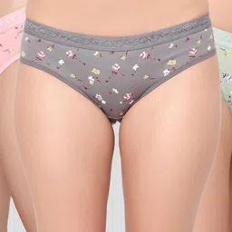 FiveFlag Mid-Rise Cotton Blend Briefs-picture-34