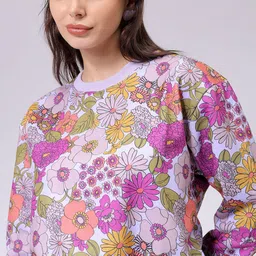 Freehand by The Indian Garage Co Women Printed Sweatshirt-picture-0