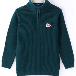 Honeyhap Kids Mock Collar Long Sleeves Pullover-image-34