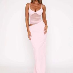StyleCast Shoulder Straps Cut-Out Bodycon Maxi Dress-picture-41