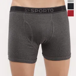 Sporto by Macho Men Pack Of 4 Short Trunks Sprto_M1030-A1-G1-N1-R1-S-picture-17