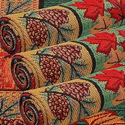 PRAKARTIK Set Of 5 Green & Red Printed Table Linen Sets image 2