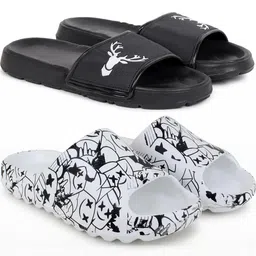 Pampy Angel Men Black Flip Flops-image-31