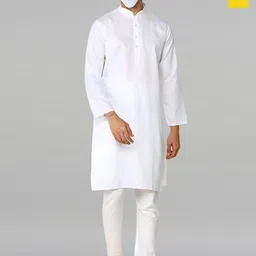PulseIQ Men Regular Pure Cotton Kurta with Trousers-49