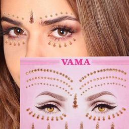 VAMA Premium Mix Designer Stone Bindi - 143Pcs-23