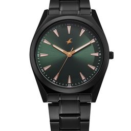 Fastrack Men Brass Dial & Stainless Steel Bracelet Style Straps Analogue Watch 38162NM01-51