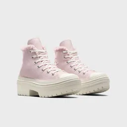 Converse Women Chuck Taylor All Star Lugged Heel Sherpa Leather High Top Sneakers-24