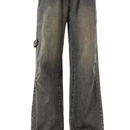 StyleCast x Revolte Men Wide Leg Light Fade Jeans-image-15