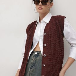 The Roadster Life Co. Women Self Design Longline Cardigan-picture-12