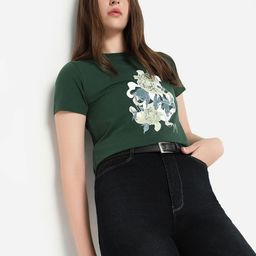 RAREISM Women Printed Pockets T-shirt-image-96