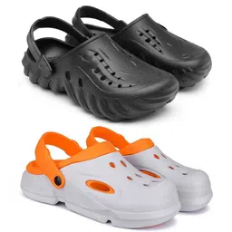 BERSACHE Men SelfDesignClogs-picture-33