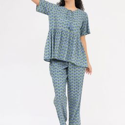 Clovia Women Printed Night suit-picture-44
