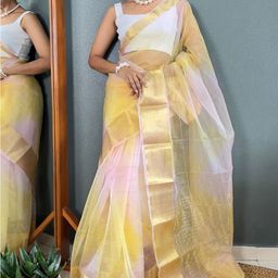 Panzora Ombre Zari Organza Kanjeevaram Saree-image-96