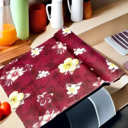 REVEXO Red Set of 1 Water Resistant Shelf Liner Organisers-1
