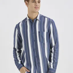 ROCKING SWAMY Men Multi Striped Print Relaxed Fit Casual Shirt-image-42