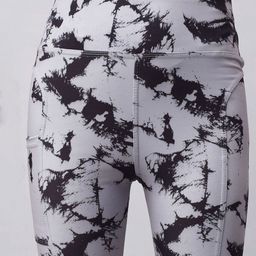 POOJARAN SAREE Women Printed High Rise Tights-image-62
