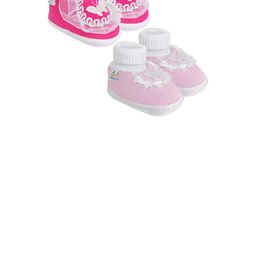 NESKA MODA Pink Cotton Booties-image-27
